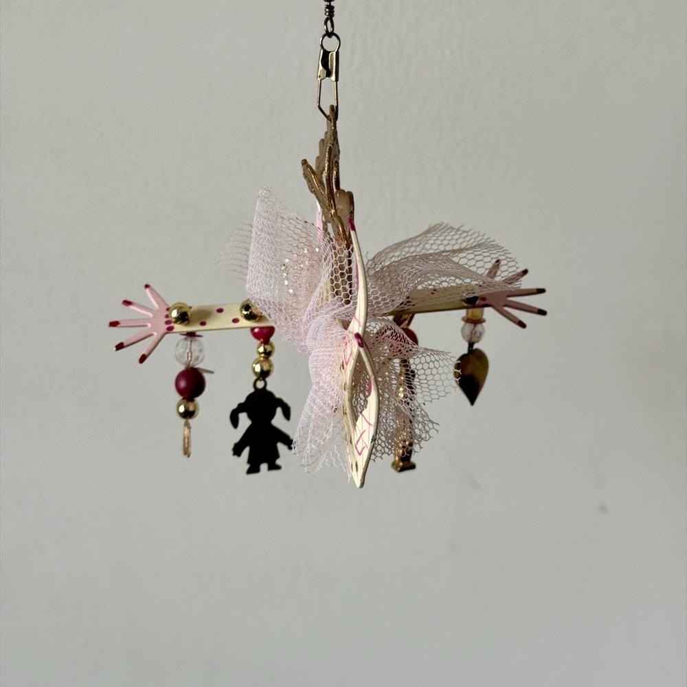 Karen Rossi Fanciful Flights Ballerina Ornament with charms - Picture 4 of 13